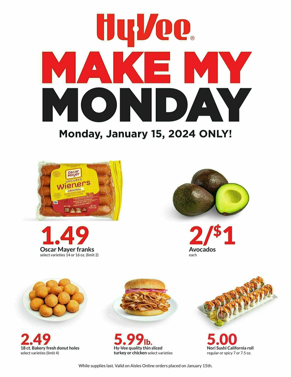 HyVee 1 Day Sale Deals & Ads from January 15