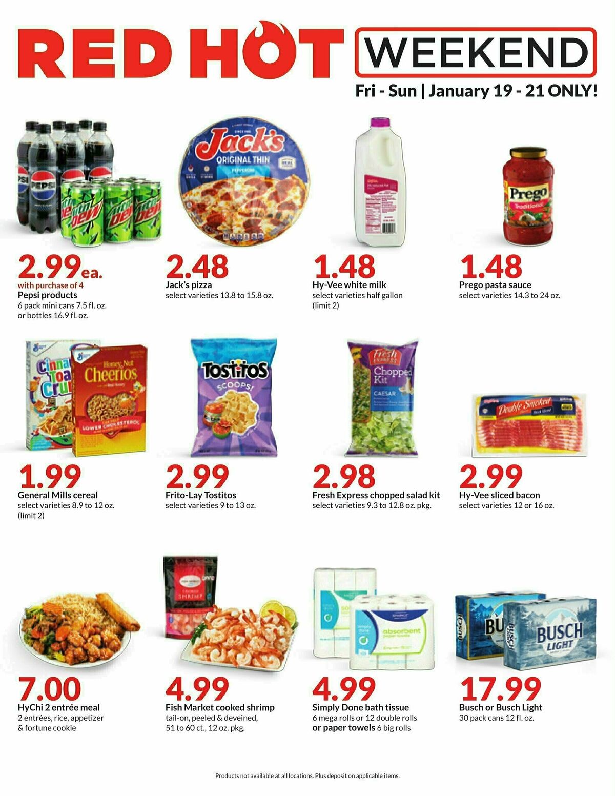 HyVee Red Hot Weekend Deals & Ads from January 19