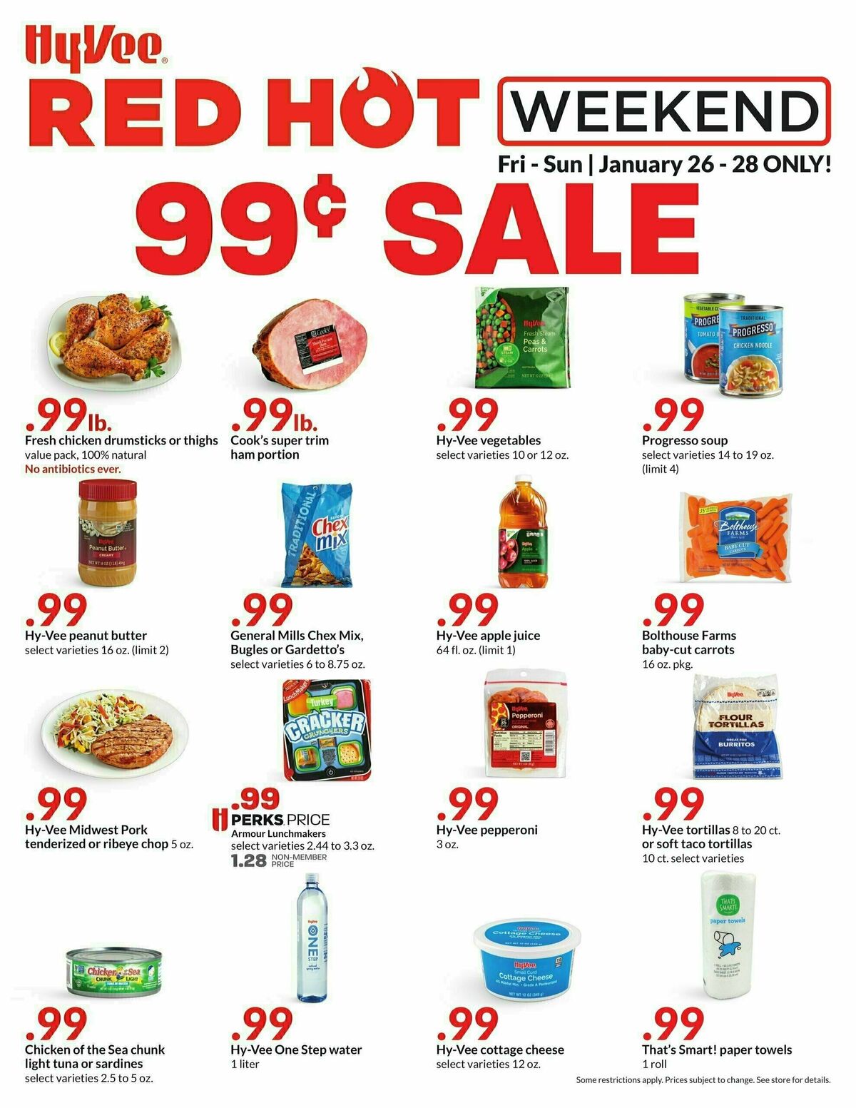HyVee Red Hot Weekend Deals & Ads from January 26