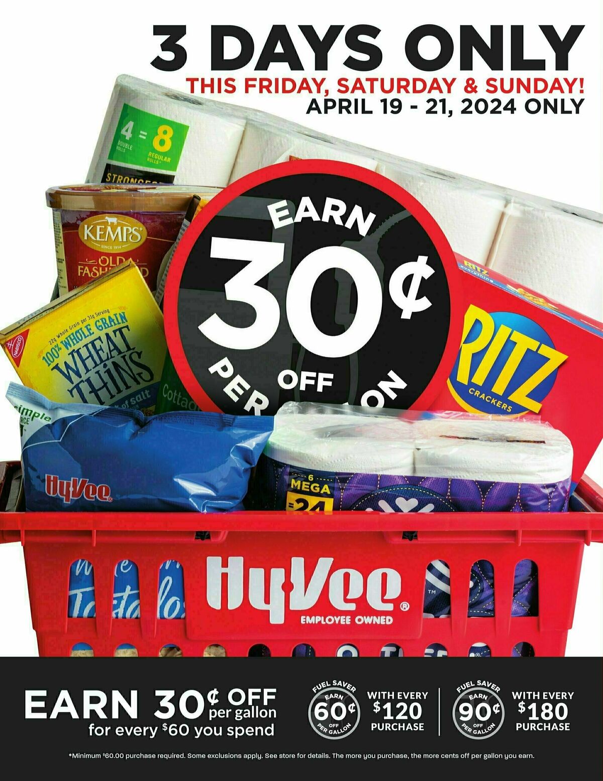 HyVee 3 Days Only! Deals & Ads from April 19