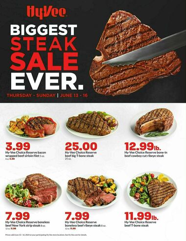 Hy-Vee Steak Sale