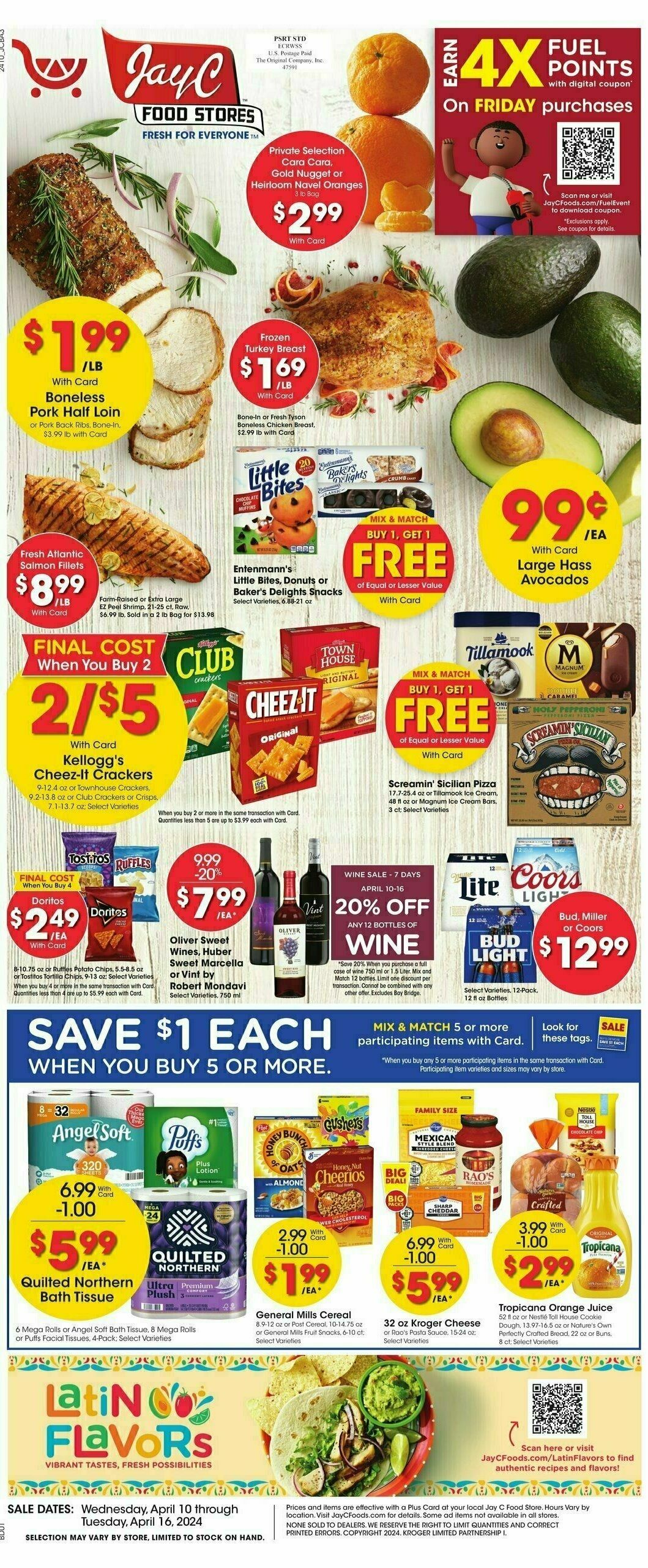 Jay C Food Weekly Ad from April 10