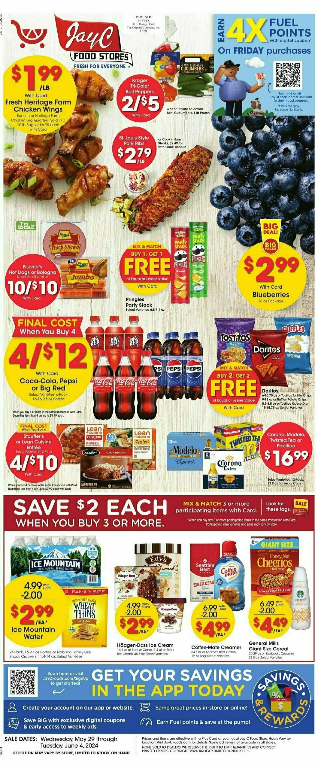 Jay C Food Weekly Ad from May 29