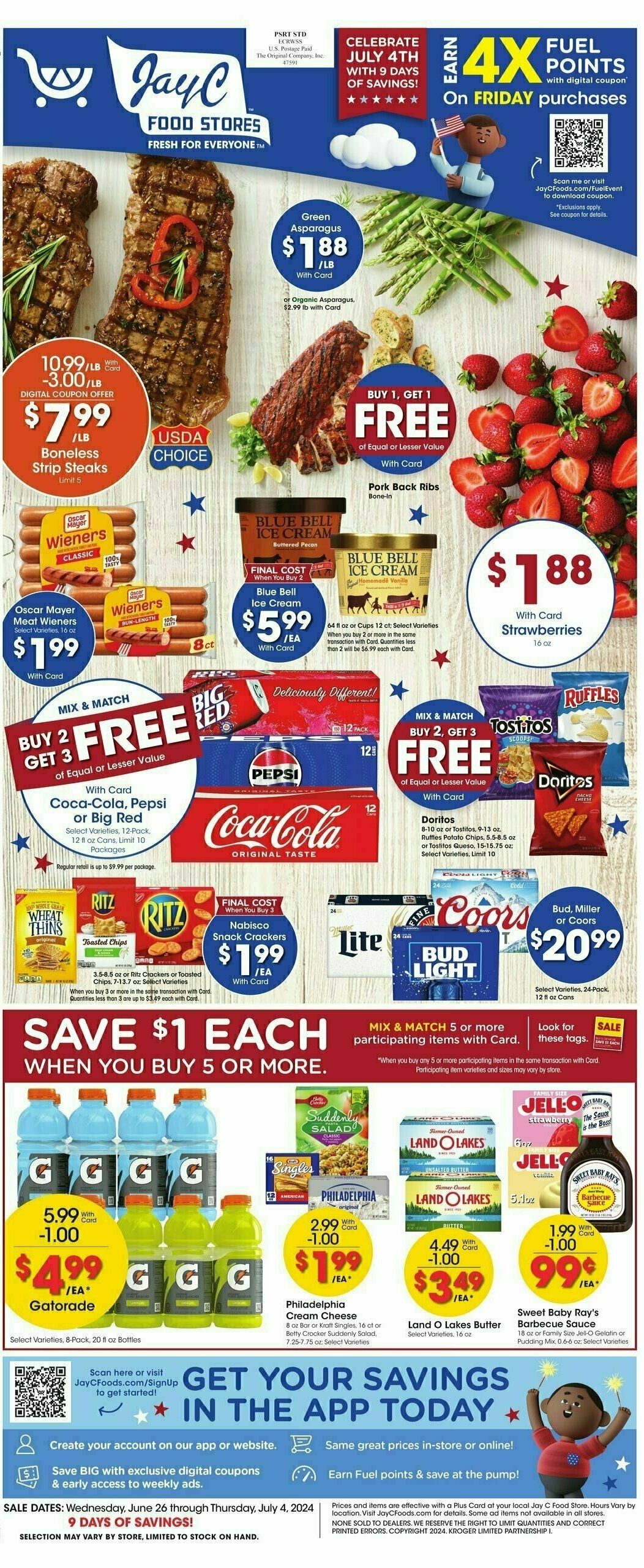 Jay C Food Weekly Ad from June 26