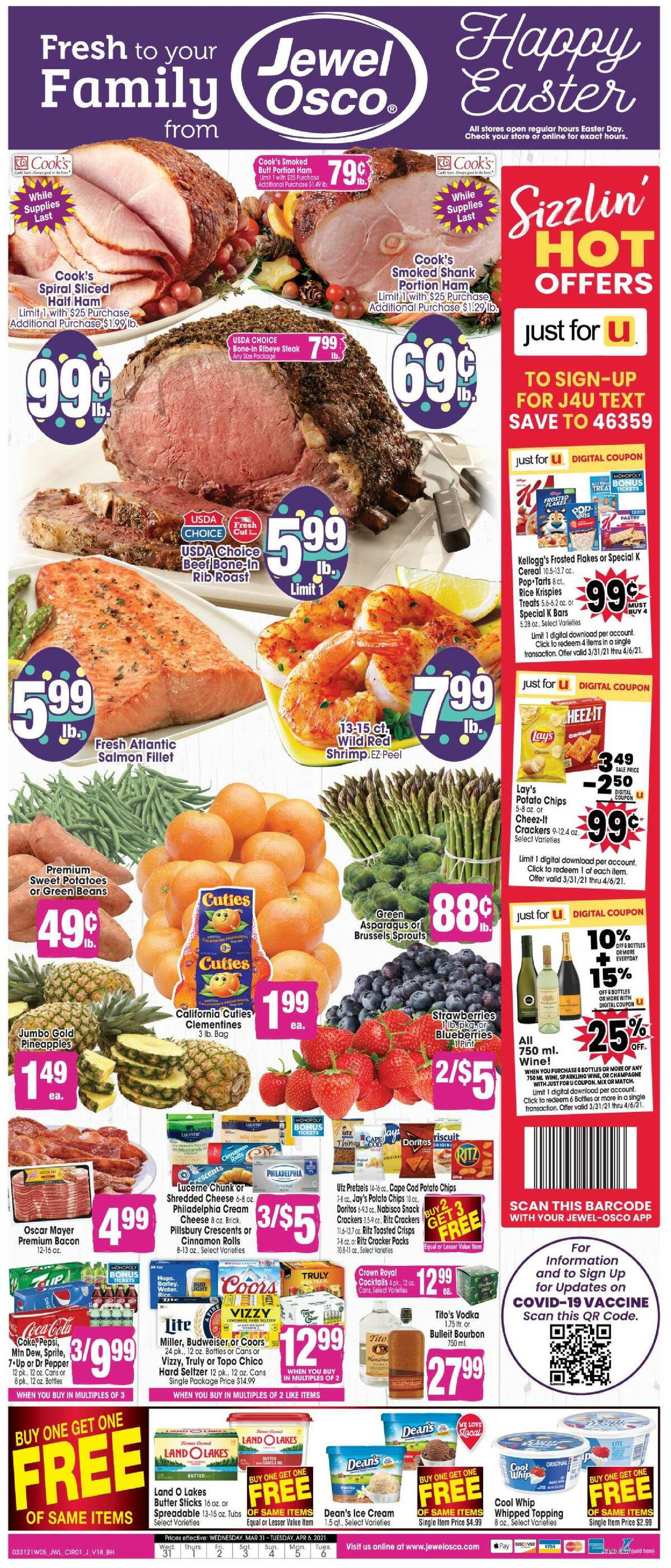 Jewel Osco Weekly Ad from March 31