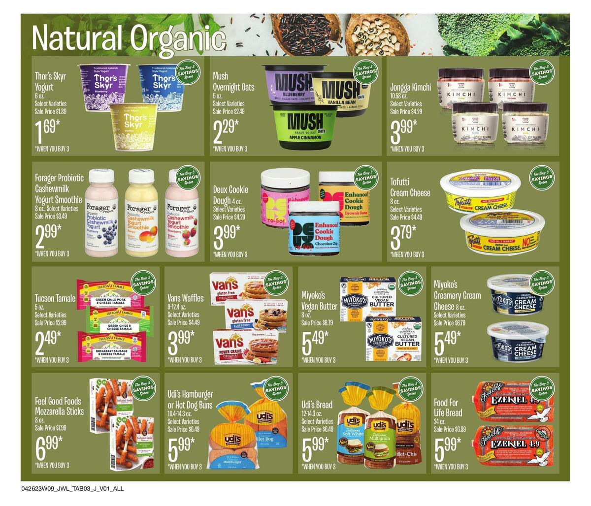 Jewel Osco Natural & Organic Weekly Ad from April 26 - Page 3