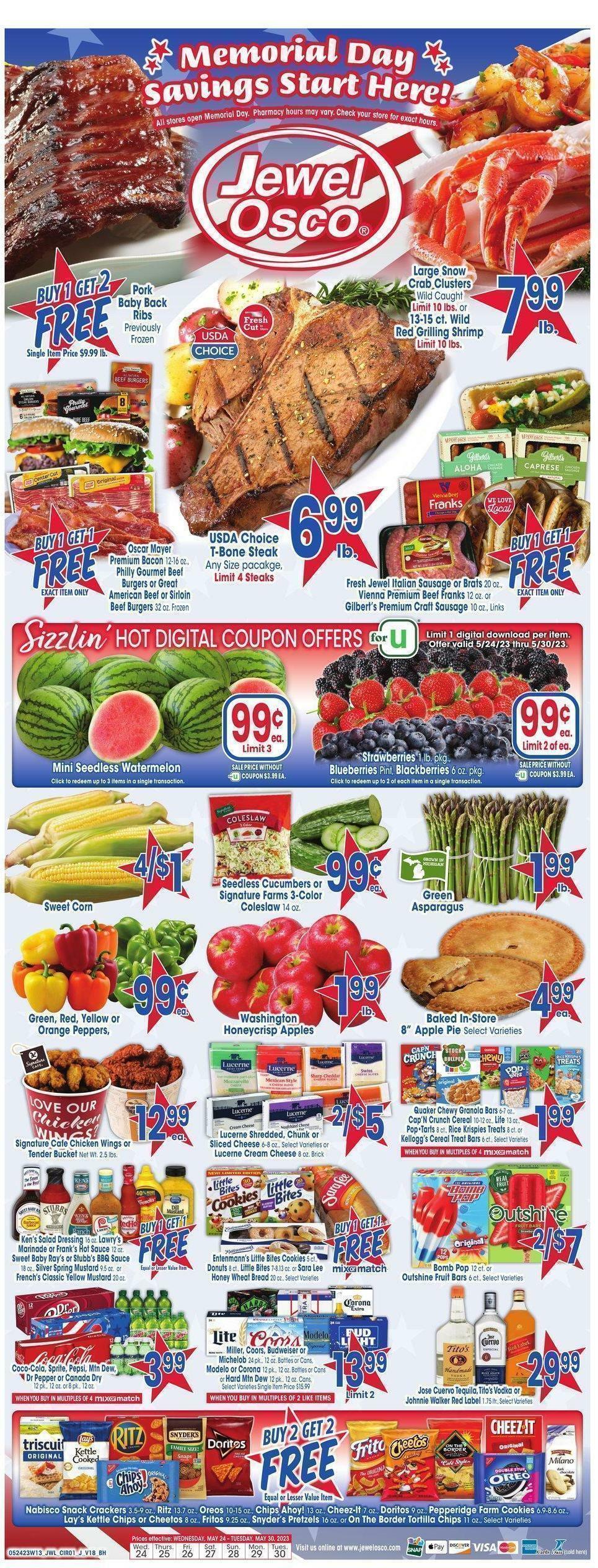 Jewel Osco Weekly Ad from May 24