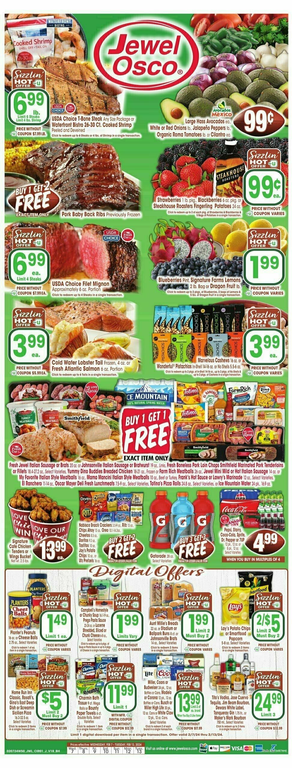 Jewel Osco Weekly Ad from February 7