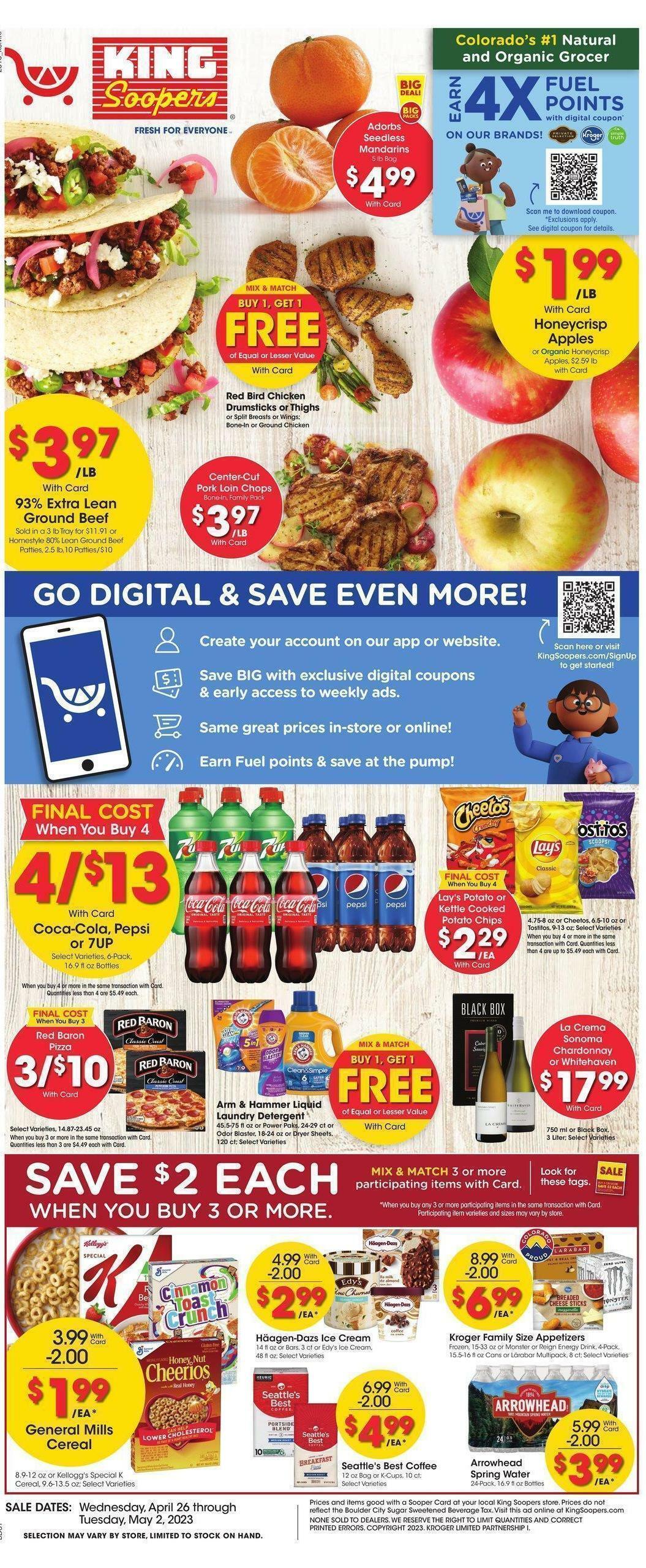 King Soopers Weekly Ad & Deals from April 26