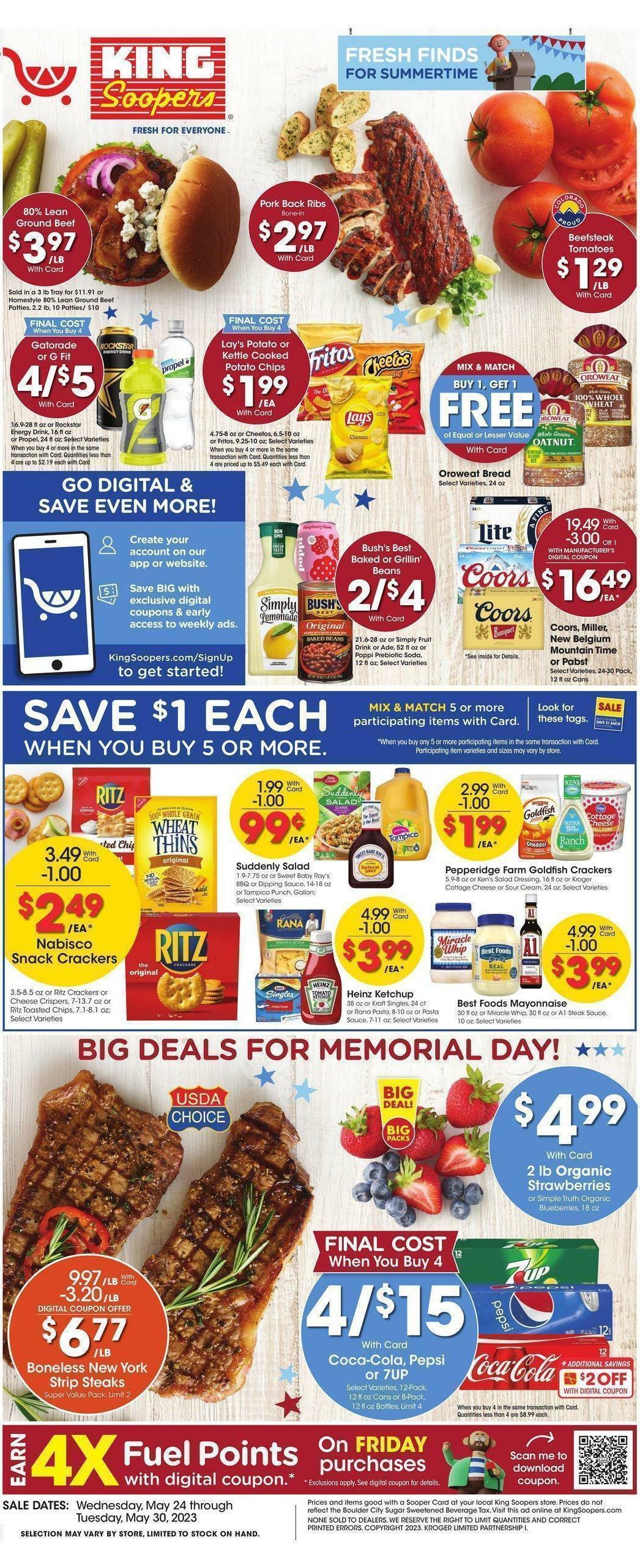 King Soopers Weekly Ad & Deals from May 24