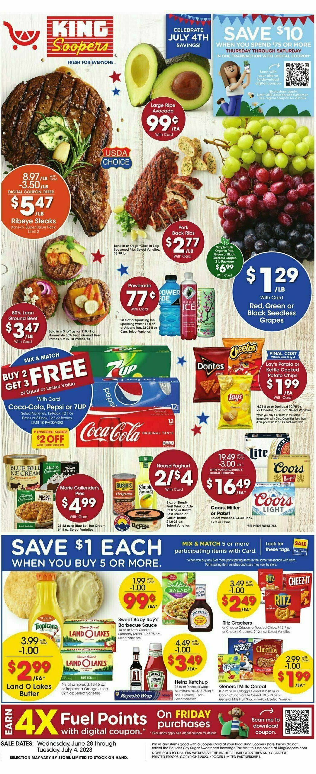 King Soopers Weekly Ad & Deals from June 28