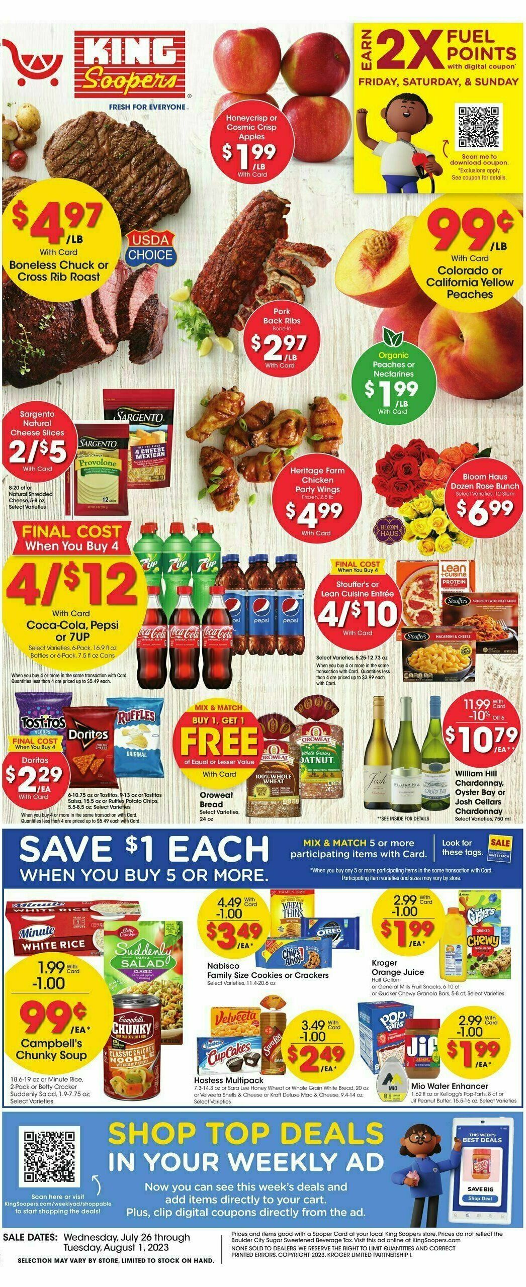 King Soopers Weekly Ad & Deals from July 26