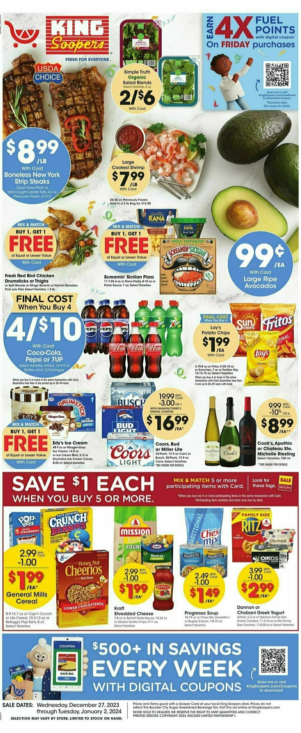 King Soopers Weekly Ad & Deals from December 27