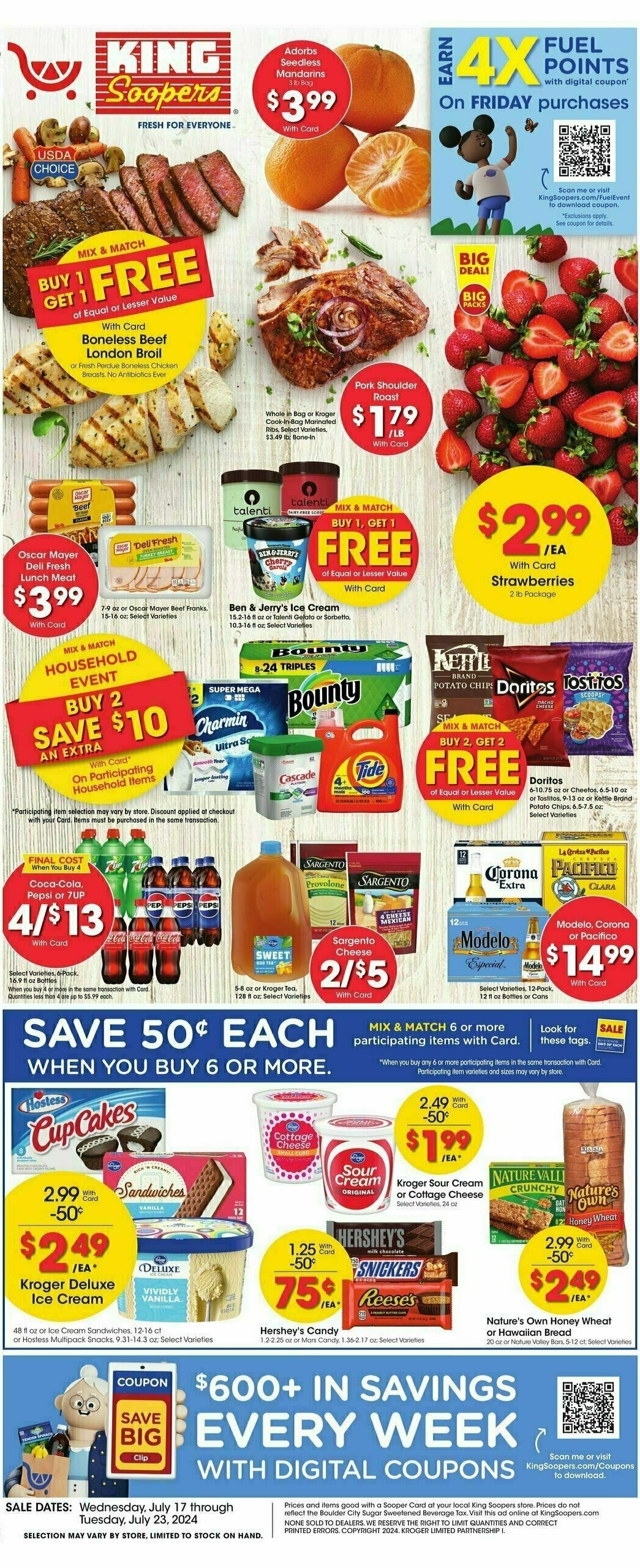 King Soopers Weekly Ad & Deals from July 17