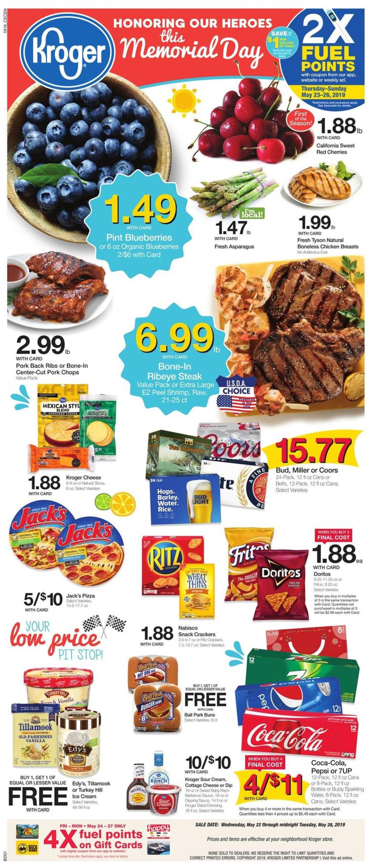 Kroger Weekly Ads & Special Buys from May 22