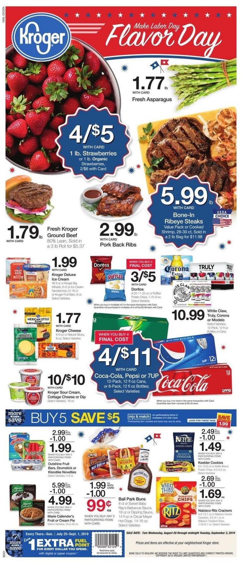 Kroger Weekly Ads & Special Buys from August 28