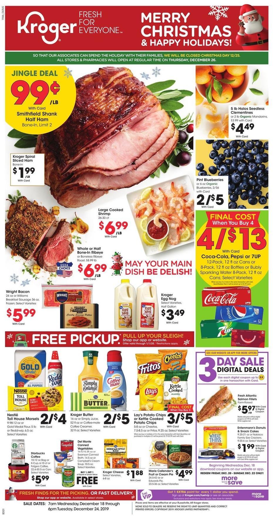 Kroger Weekly Ads & Special Buys from December 18