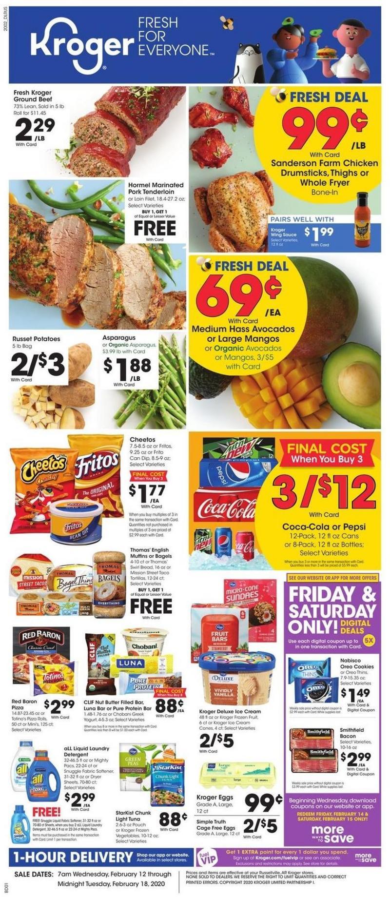 Kroger Weekly Ads & Special Buys from February 12