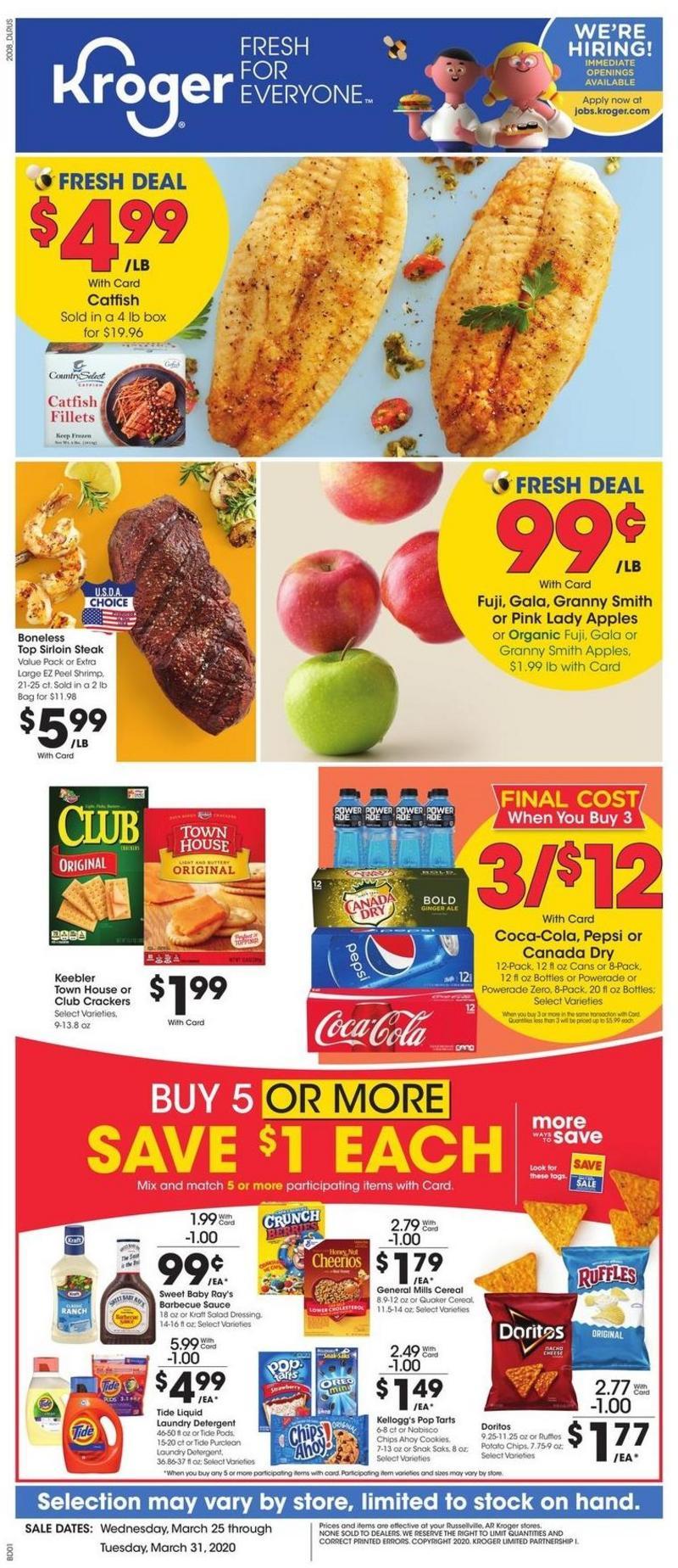 Kroger Weekly Ads & Special Buys from March 25