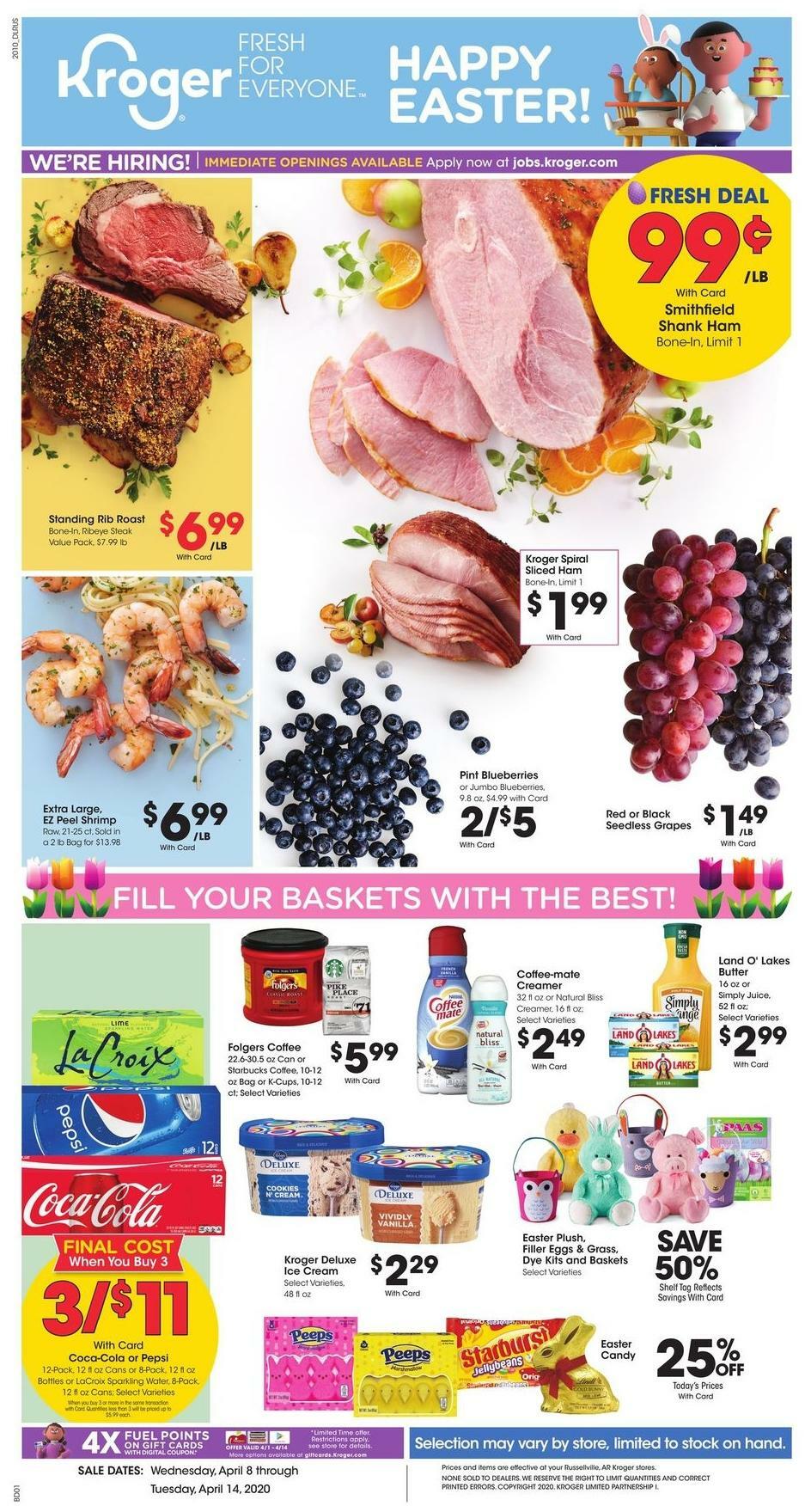 Kroger Weekly Ads & Special Buys from April 8