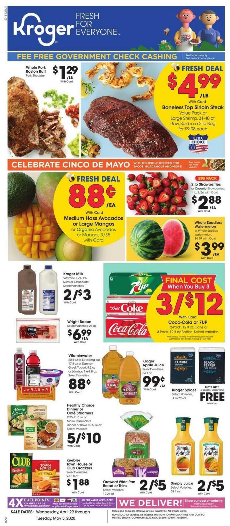 Kroger Weekly Ads & Special Buys from April 29