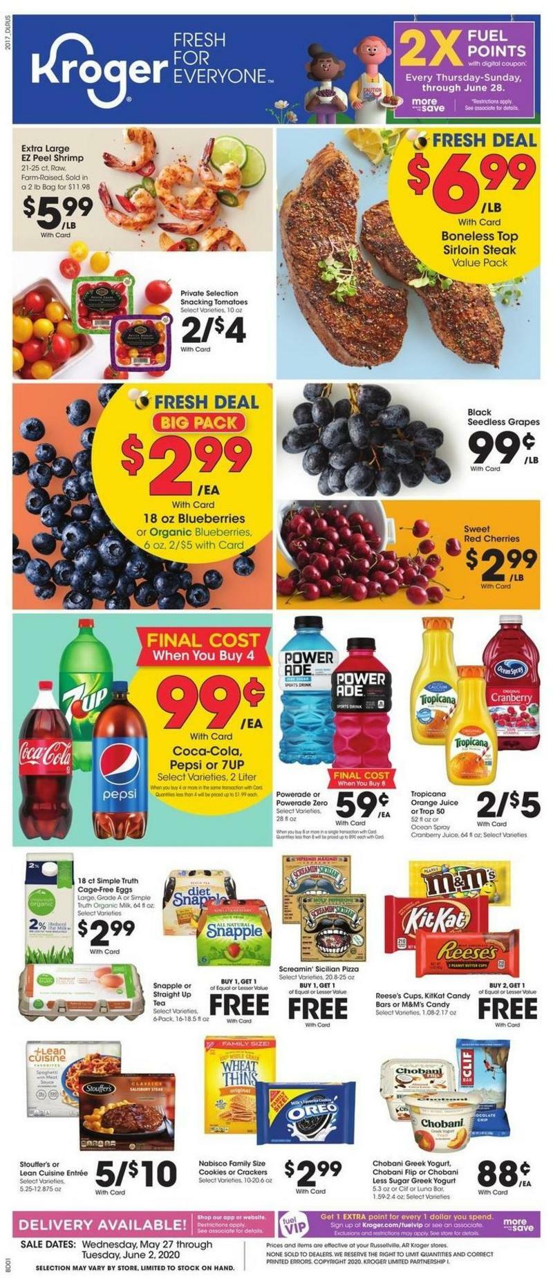 Kroger Weekly Ads & Special Buys from May 27