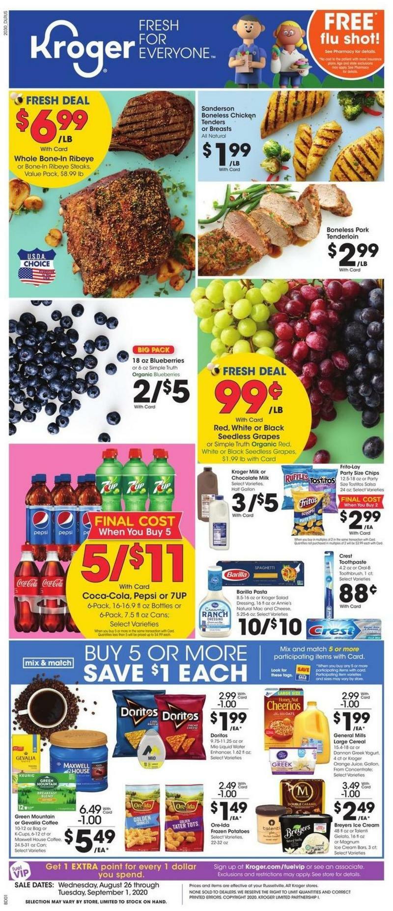 Kroger Weekly Ads & Special Buys from August 26