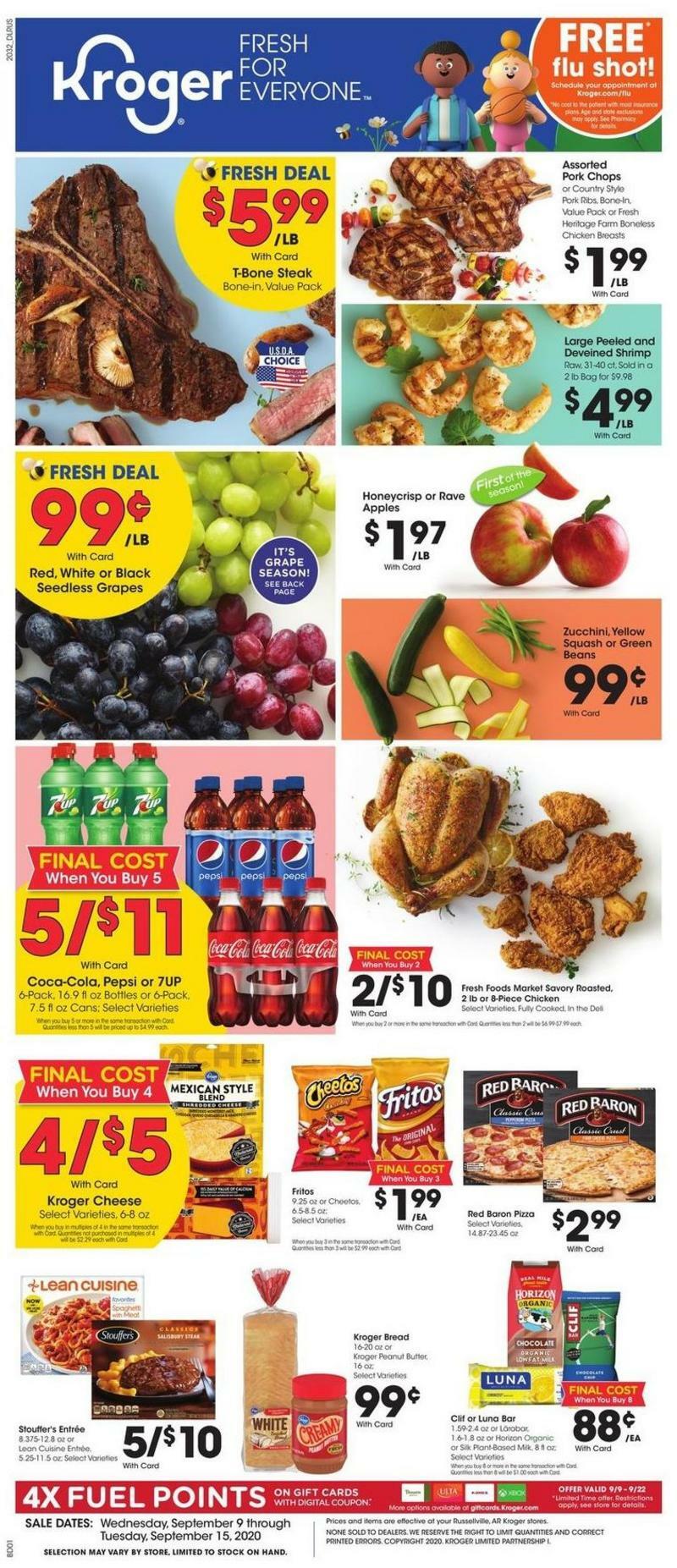 Kroger Weekly Ads & Special Buys from September 9