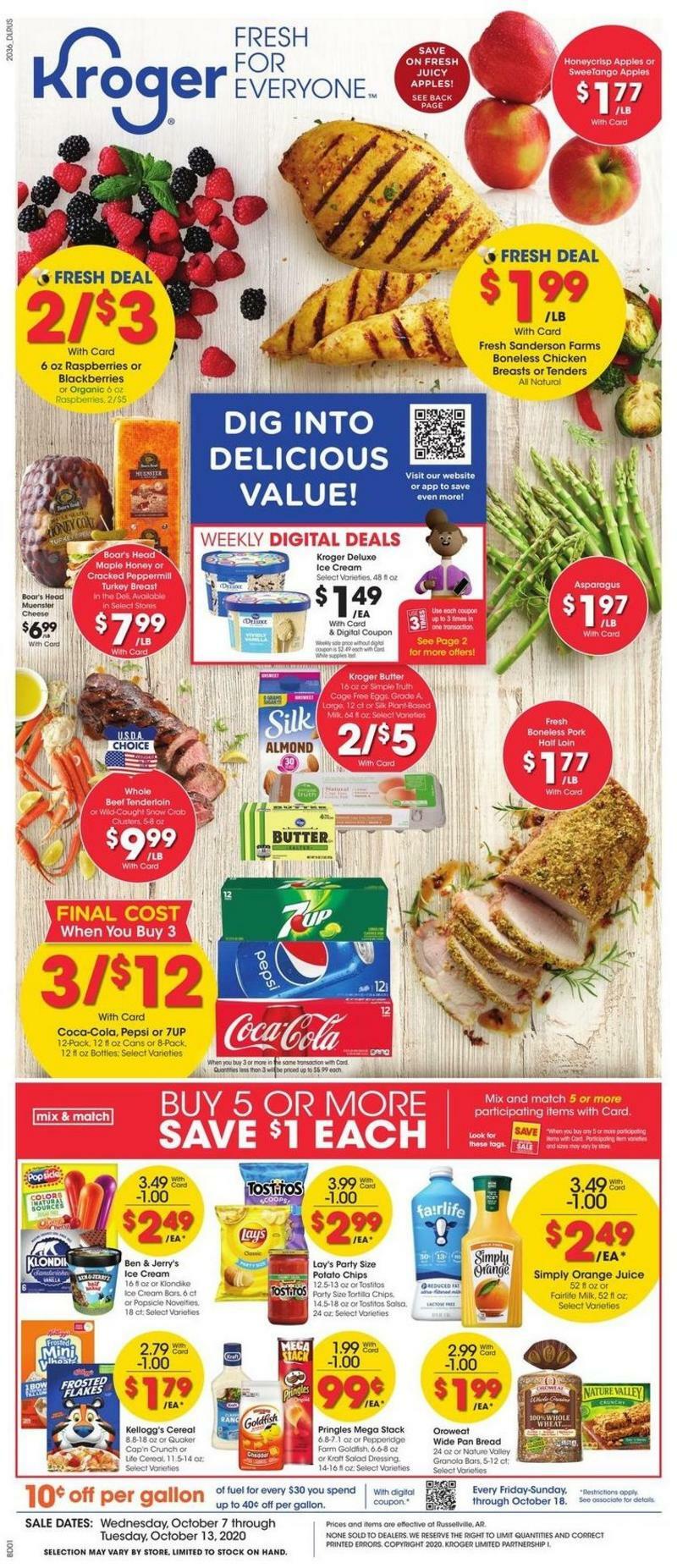 Kroger Weekly Ads & Special Buys from October 7