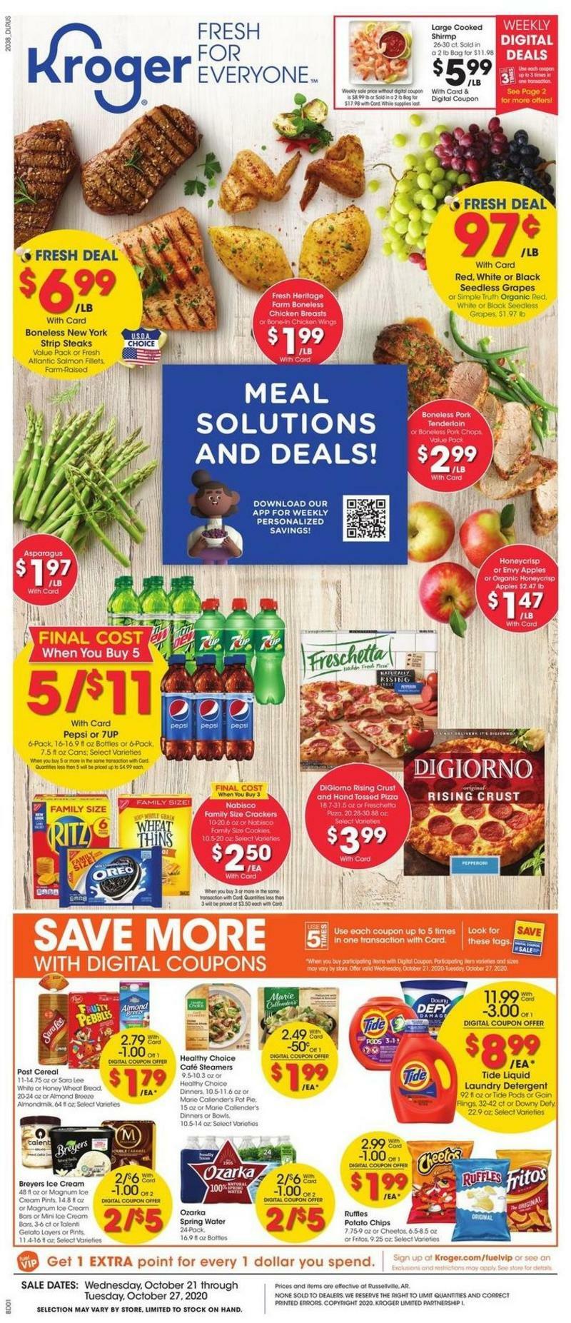 Kroger Weekly Ads & Special Buys from October 21