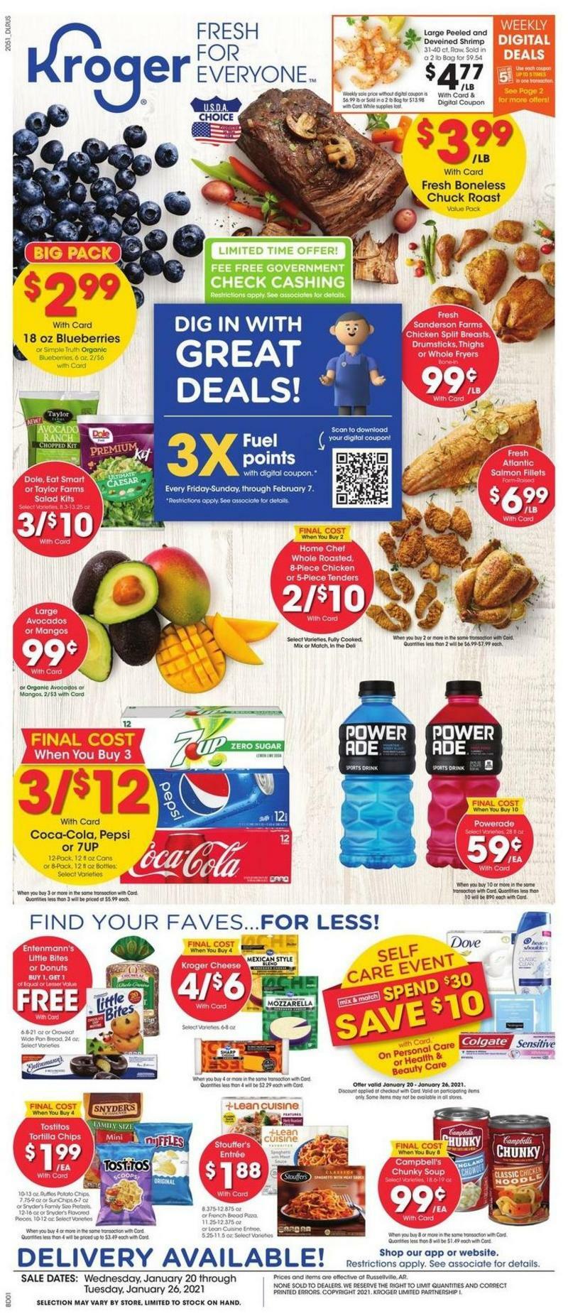 Kroger Weekly Ads & Special Buys from January 20