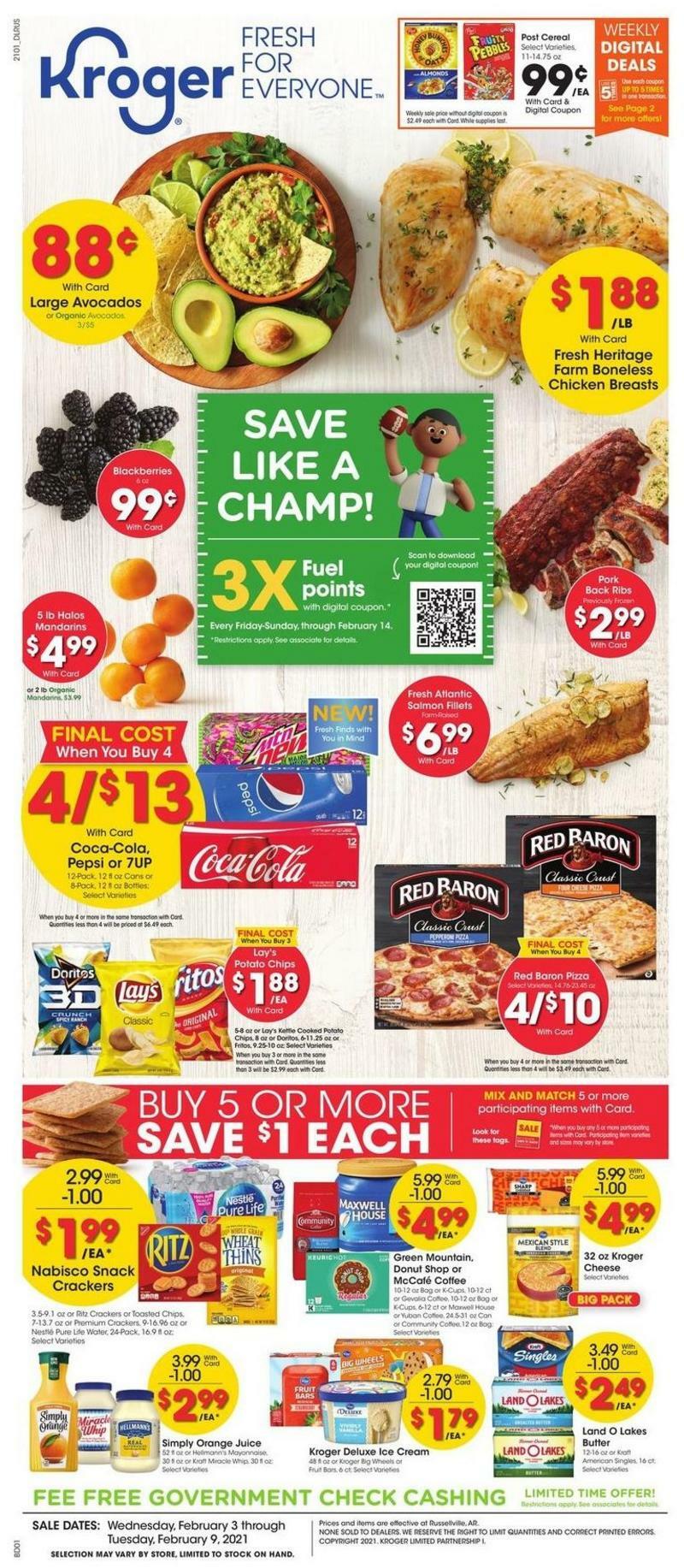 Kroger Weekly Ads & Special Buys from February 3