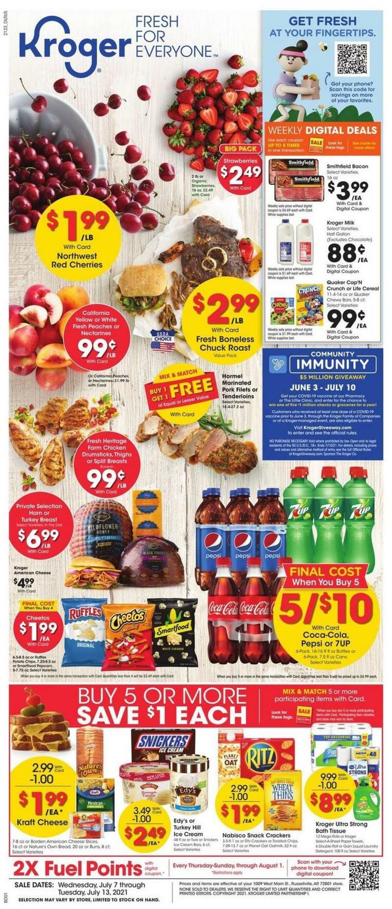 Kroger Weekly Ads & Special Buys from July 7