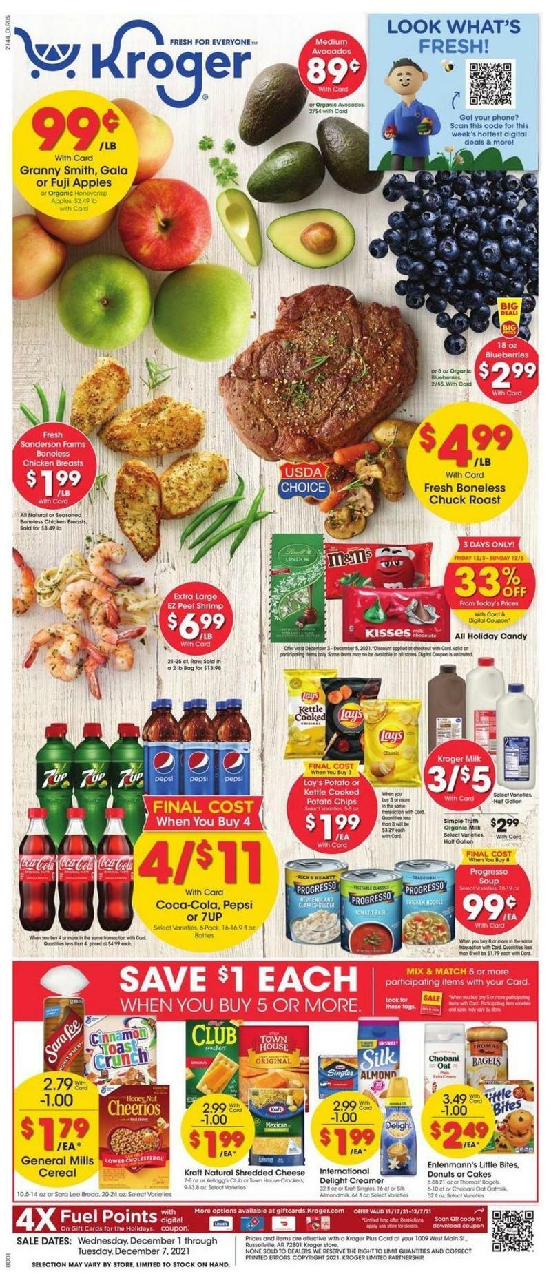 Kroger Weekly Ads & Special Buys From December 1