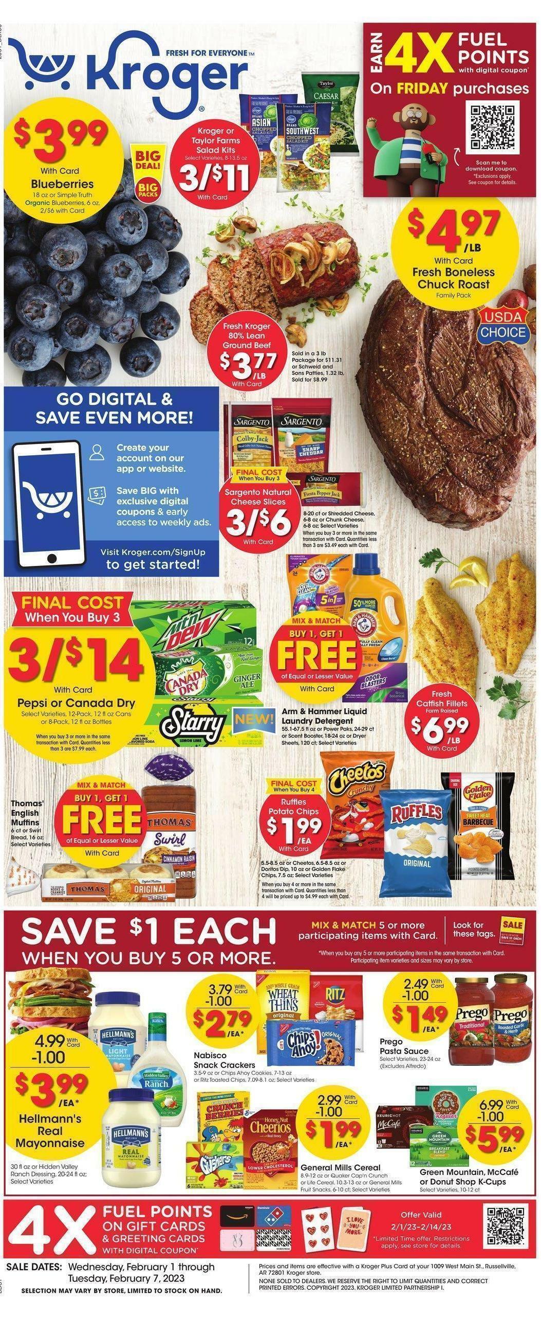 Kroger Weekly Ads & Special Buys from February 1