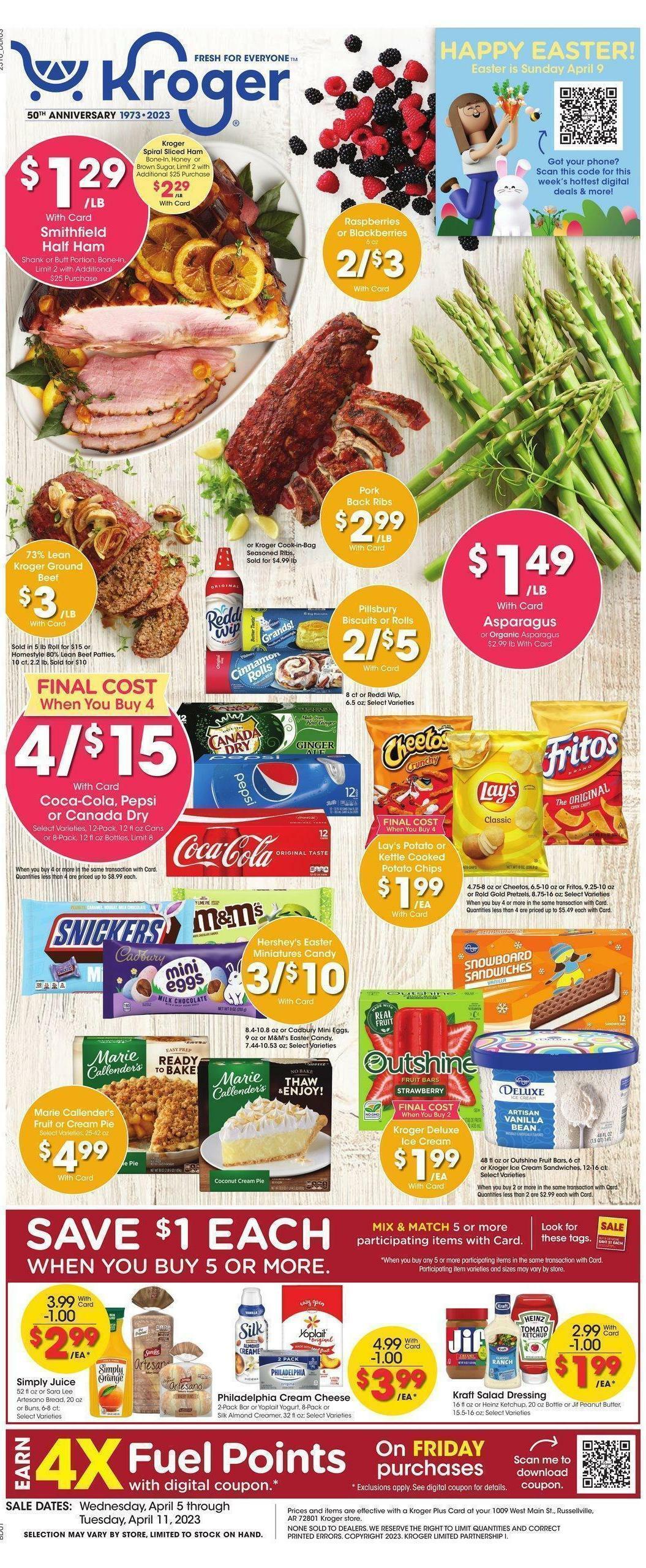 Kroger Weekly Ads & Special Buys from April 5