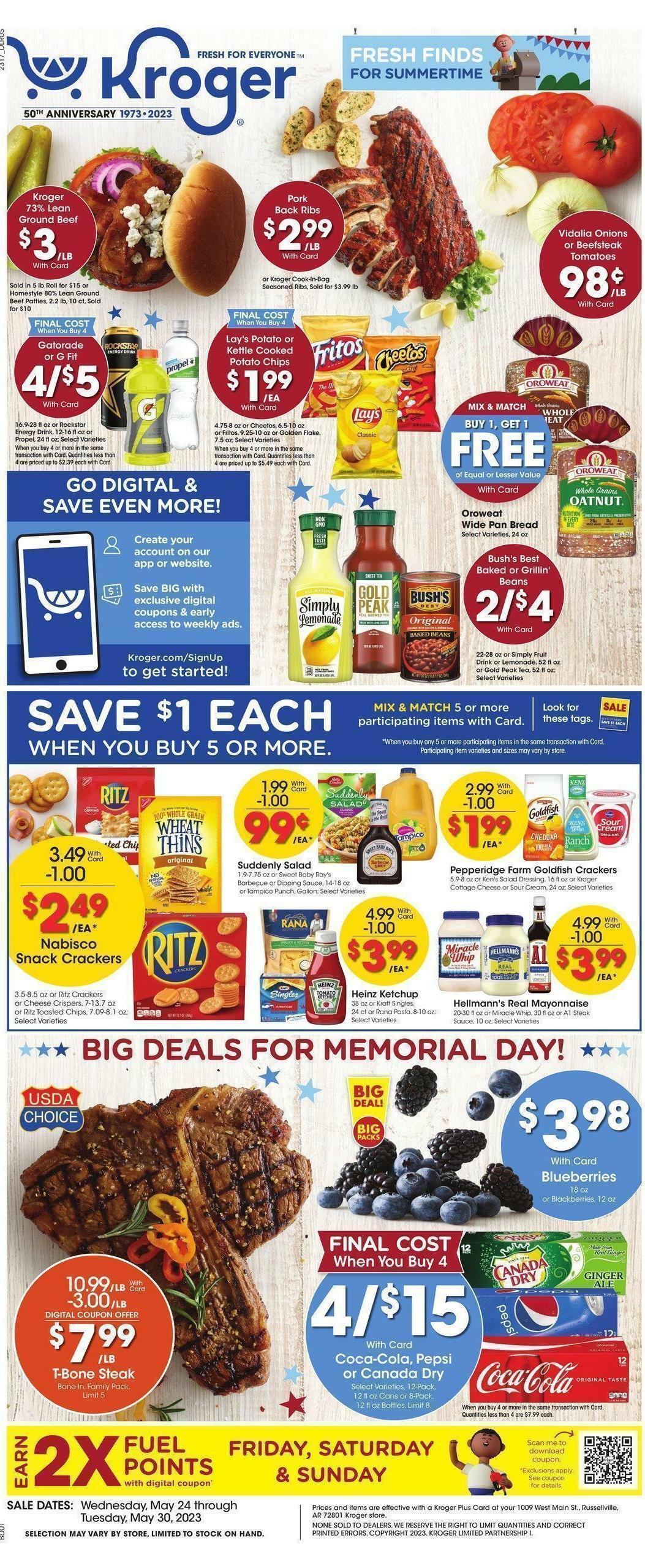 Kroger Weekly Ads & Special Buys from May 24