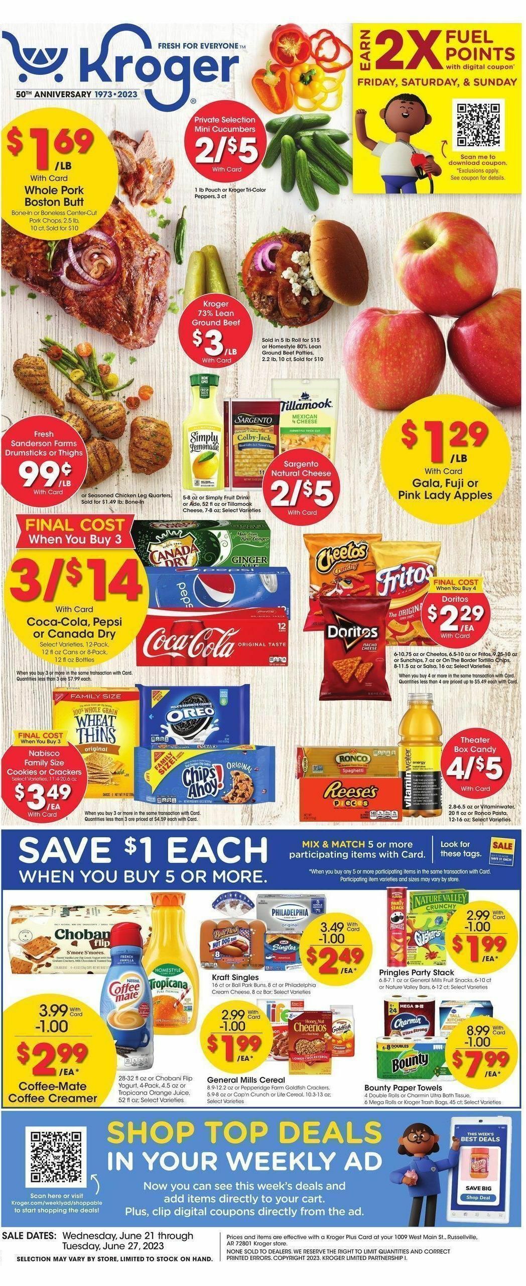 Kroger Weekly Ads & Special Buys from June 21