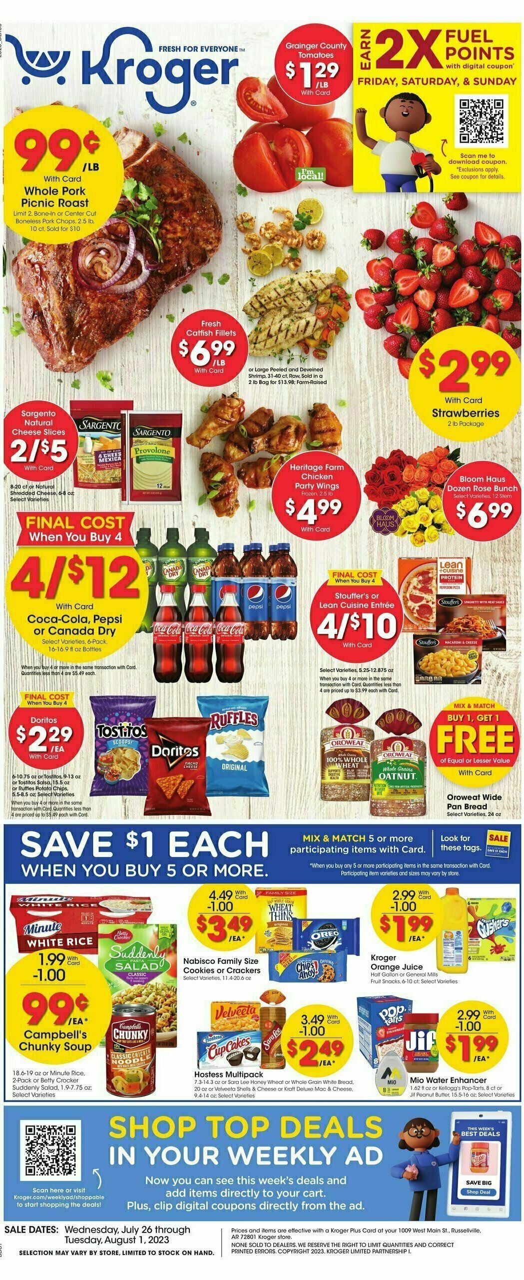 Kroger Weekly Ads & Special Buys from July 26