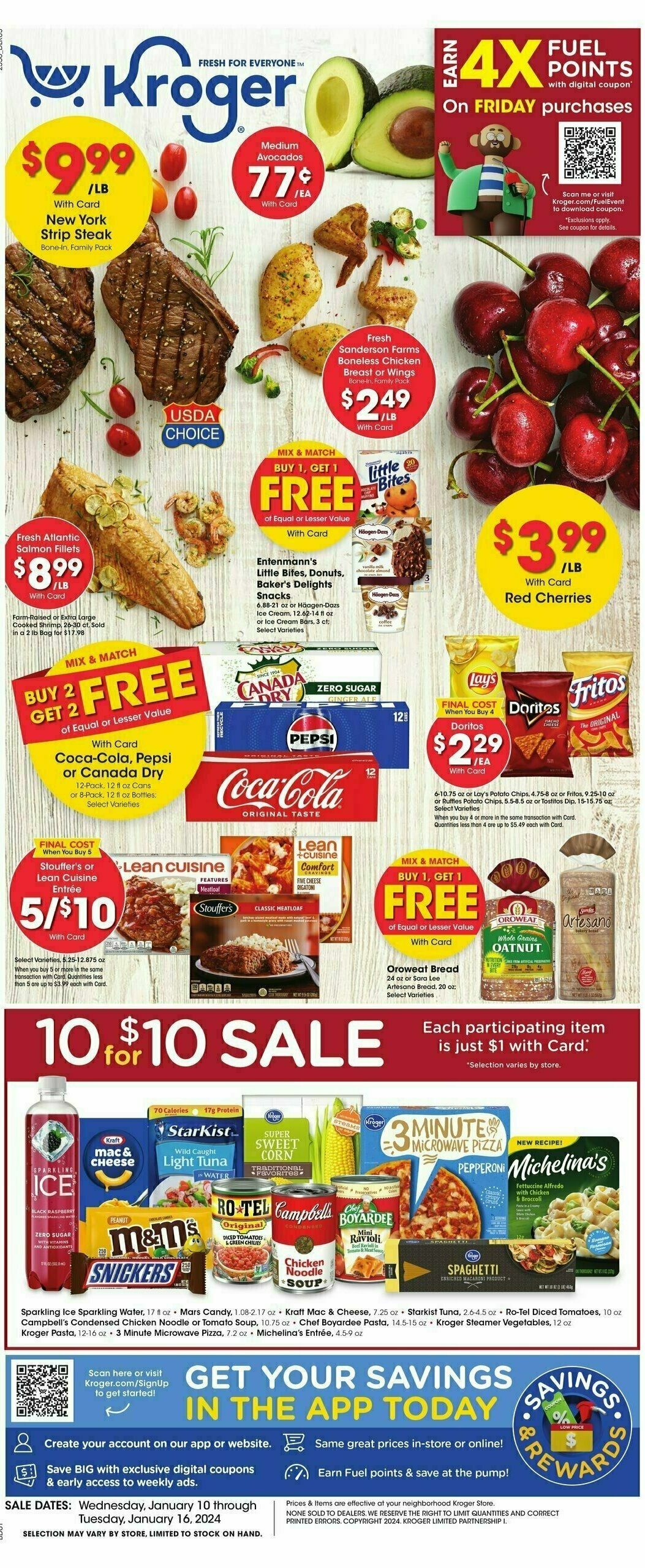 Kroger Weekly Ads & Special Buys from January 10