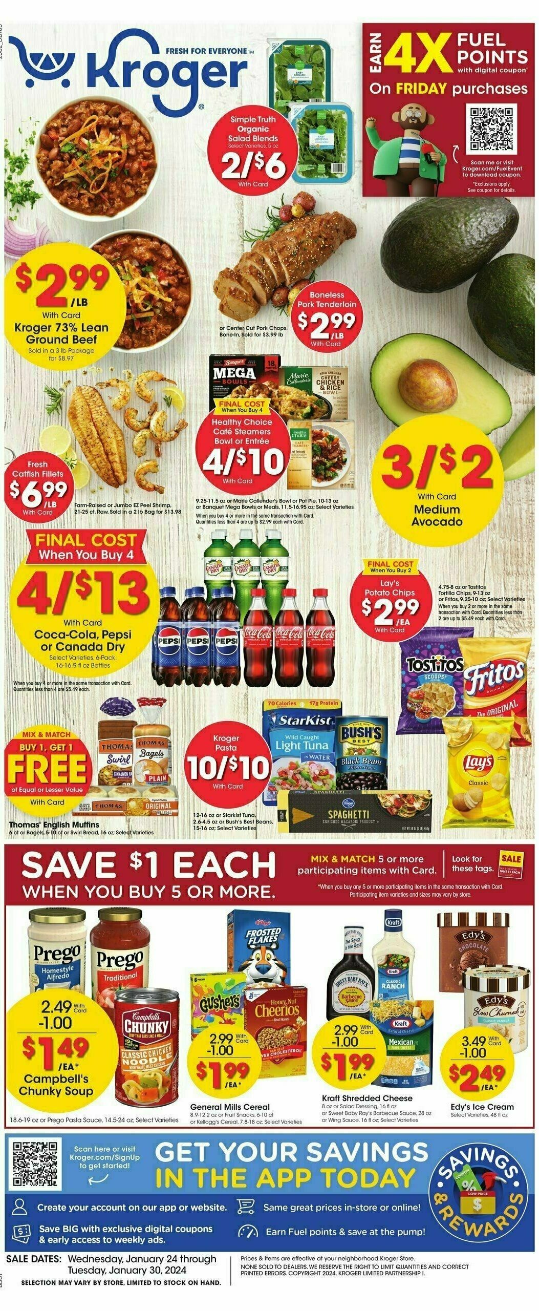 Kroger Weekly Ads & Special Buys from January 24