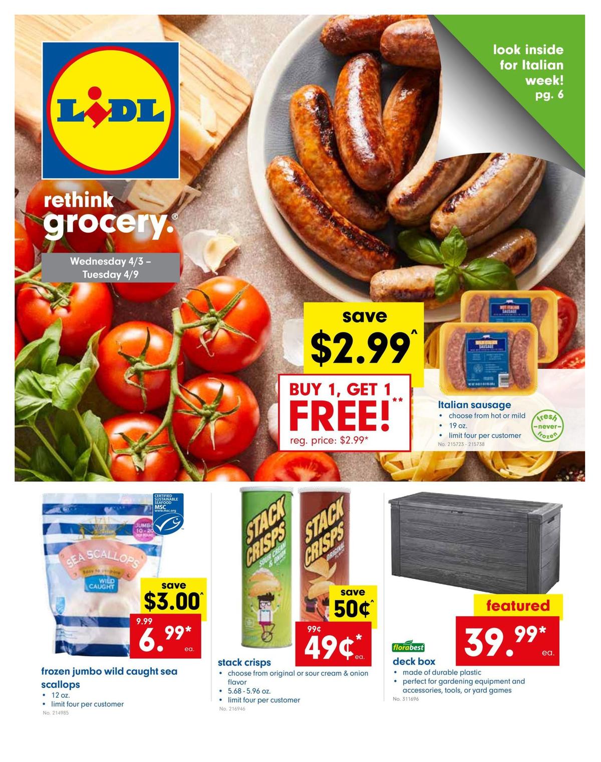 LIDL US Weekly Ad & Specials from April 3