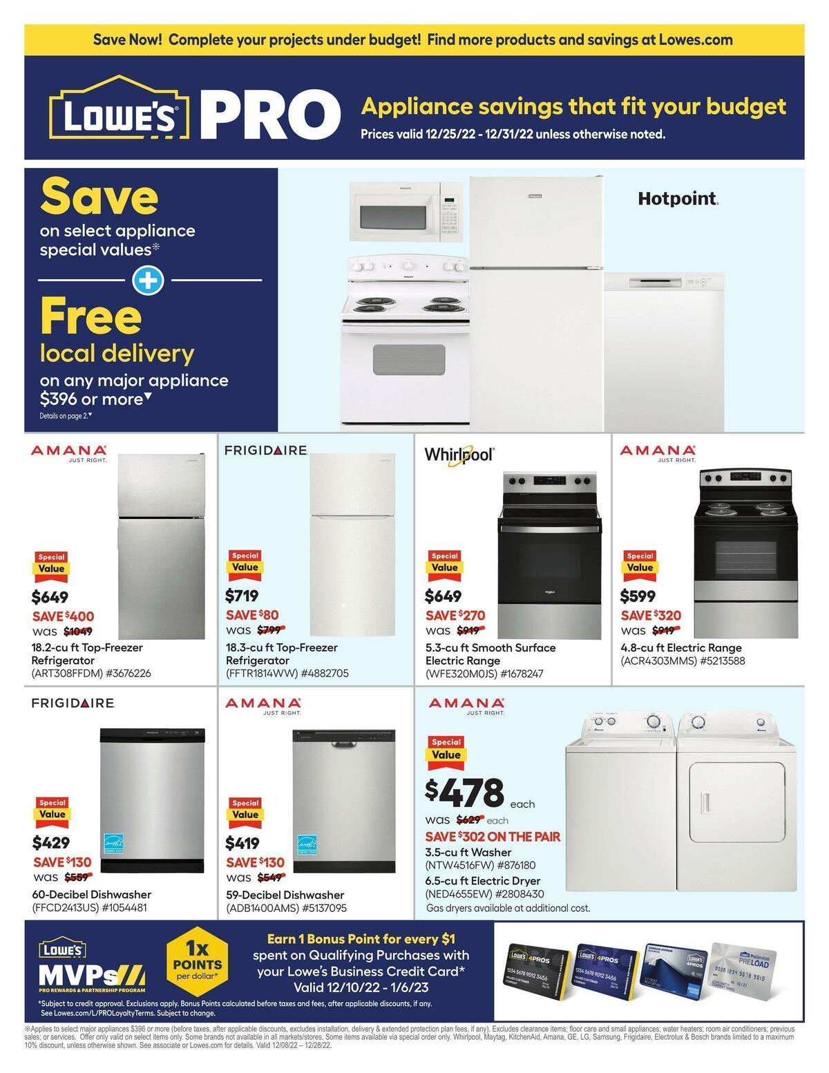 Lowe's Pro Ad Weekly Ads & Deals from December 25