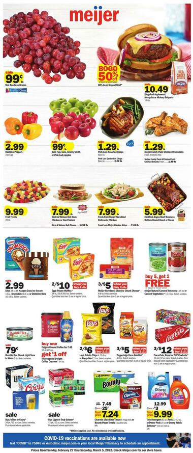 Meijer - Alpine Nw, Grand Rapids, MI - Hours & Weekly Ad