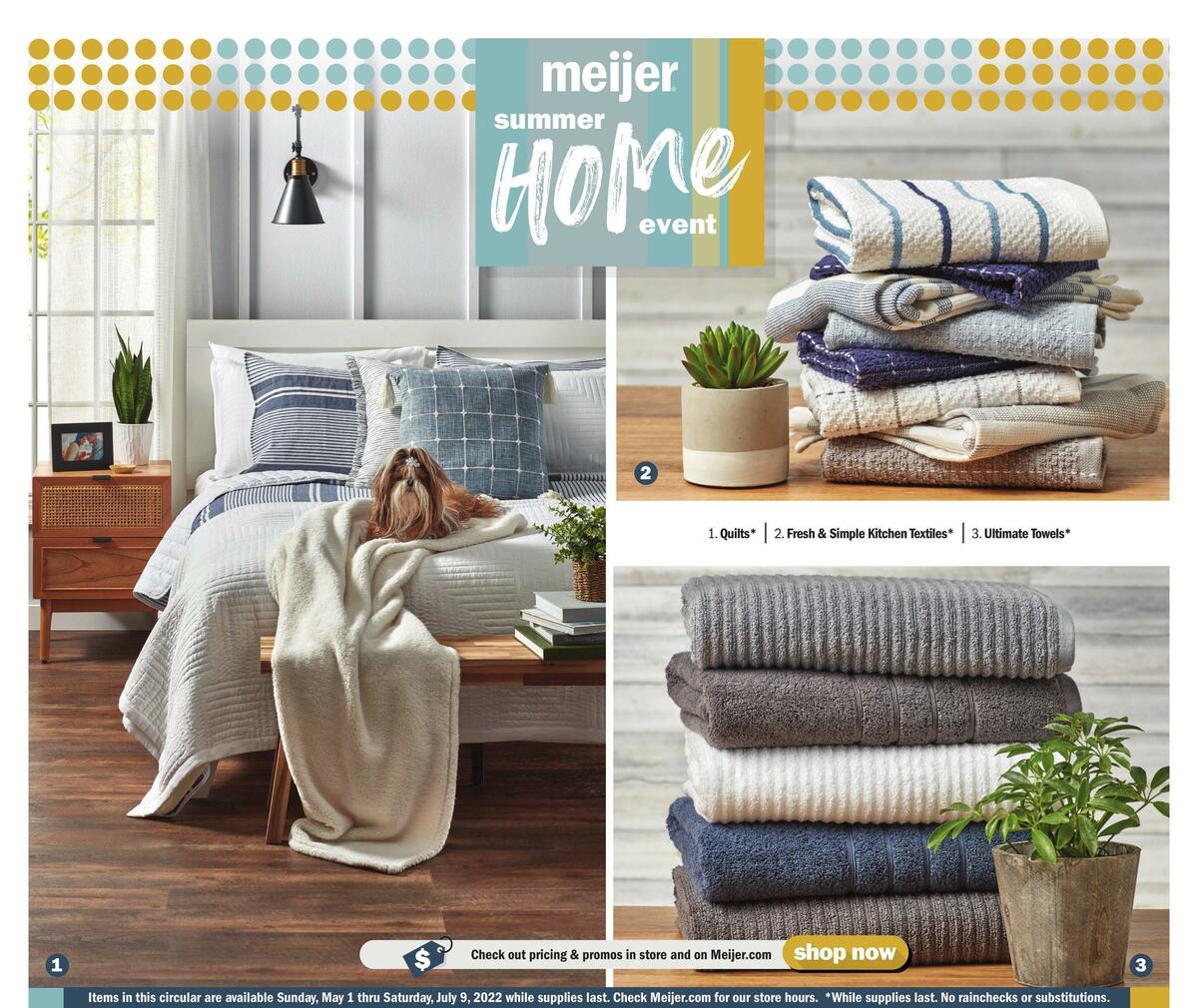 Meijer Summer Home Event Weekly Ad from May 1