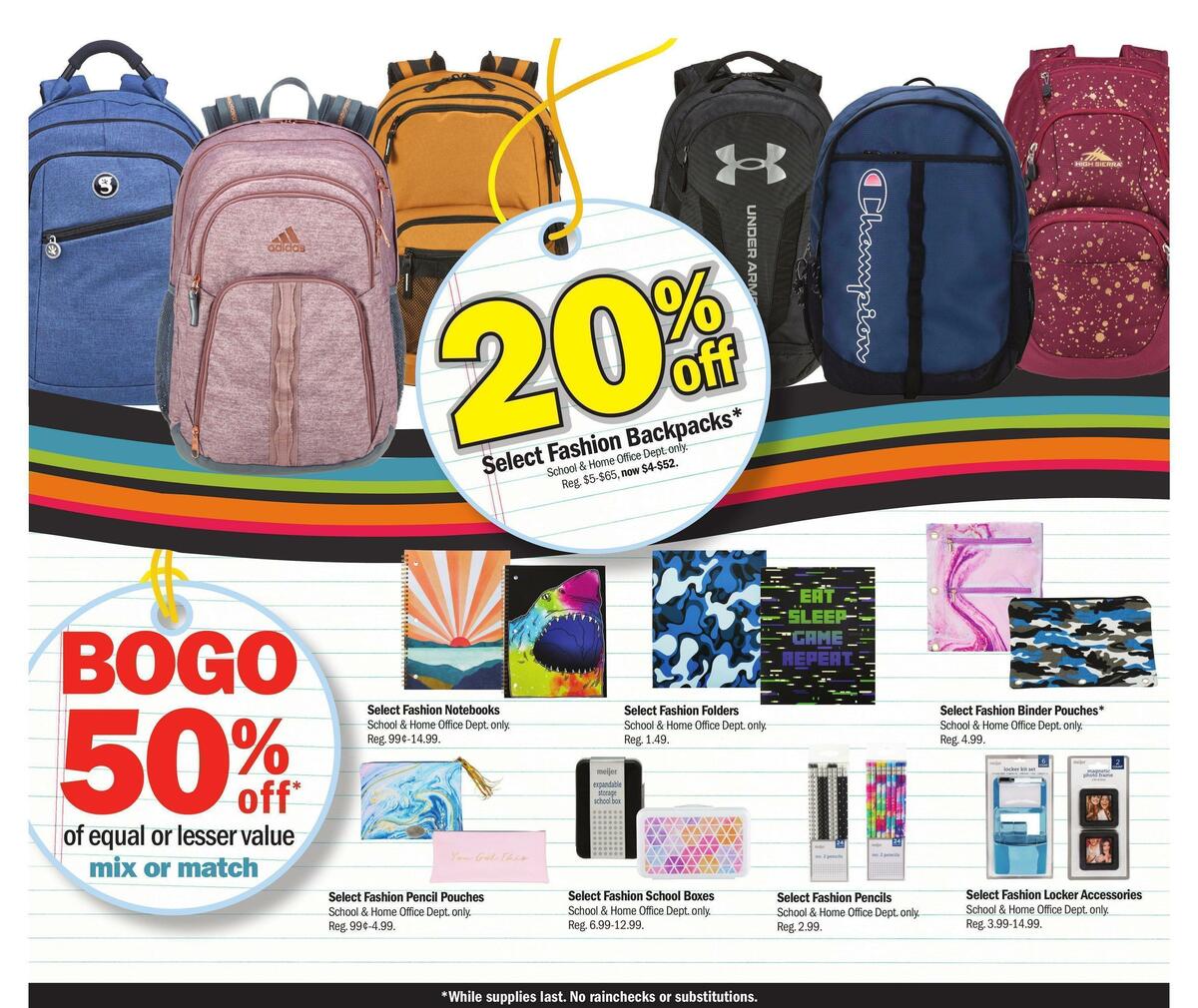 Meijer Back to School from July 24 - Page 3