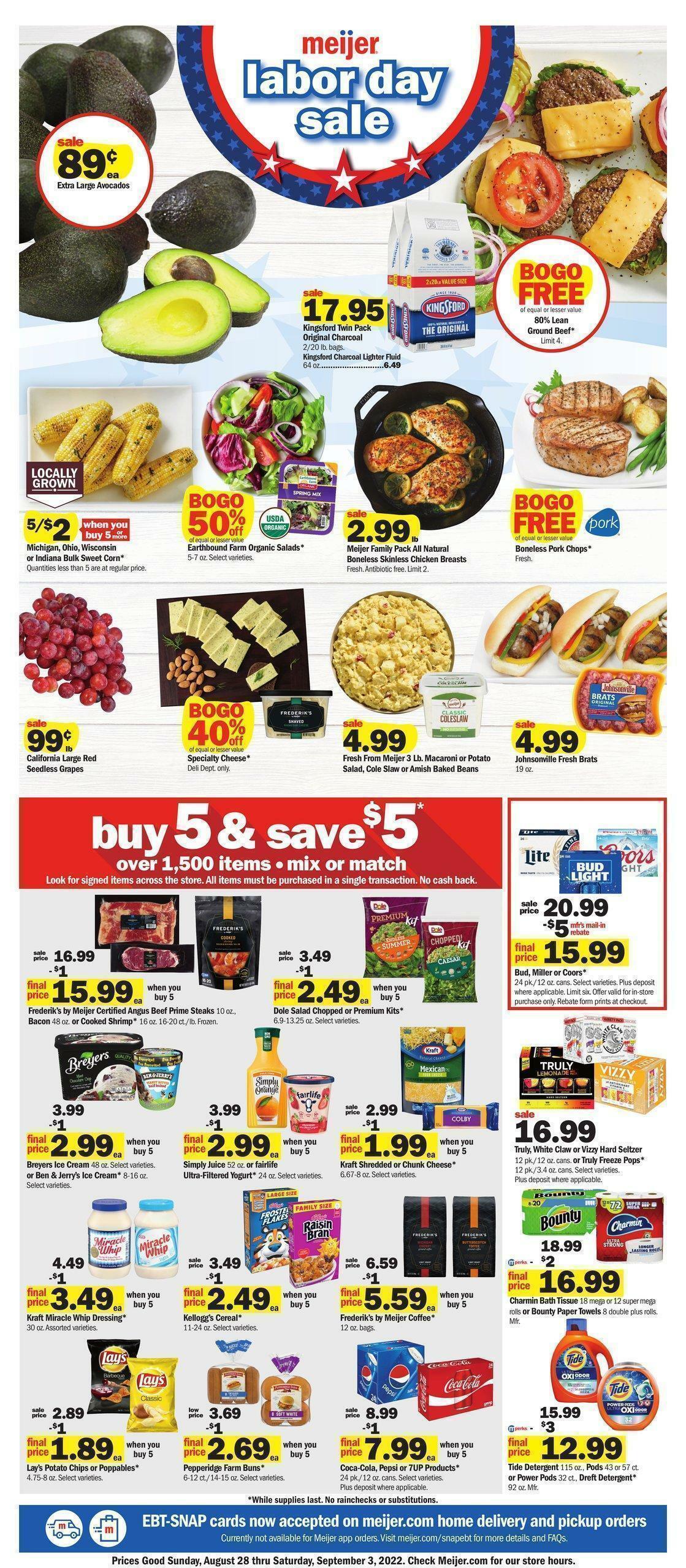 Meijer Weekly Ad from August 28