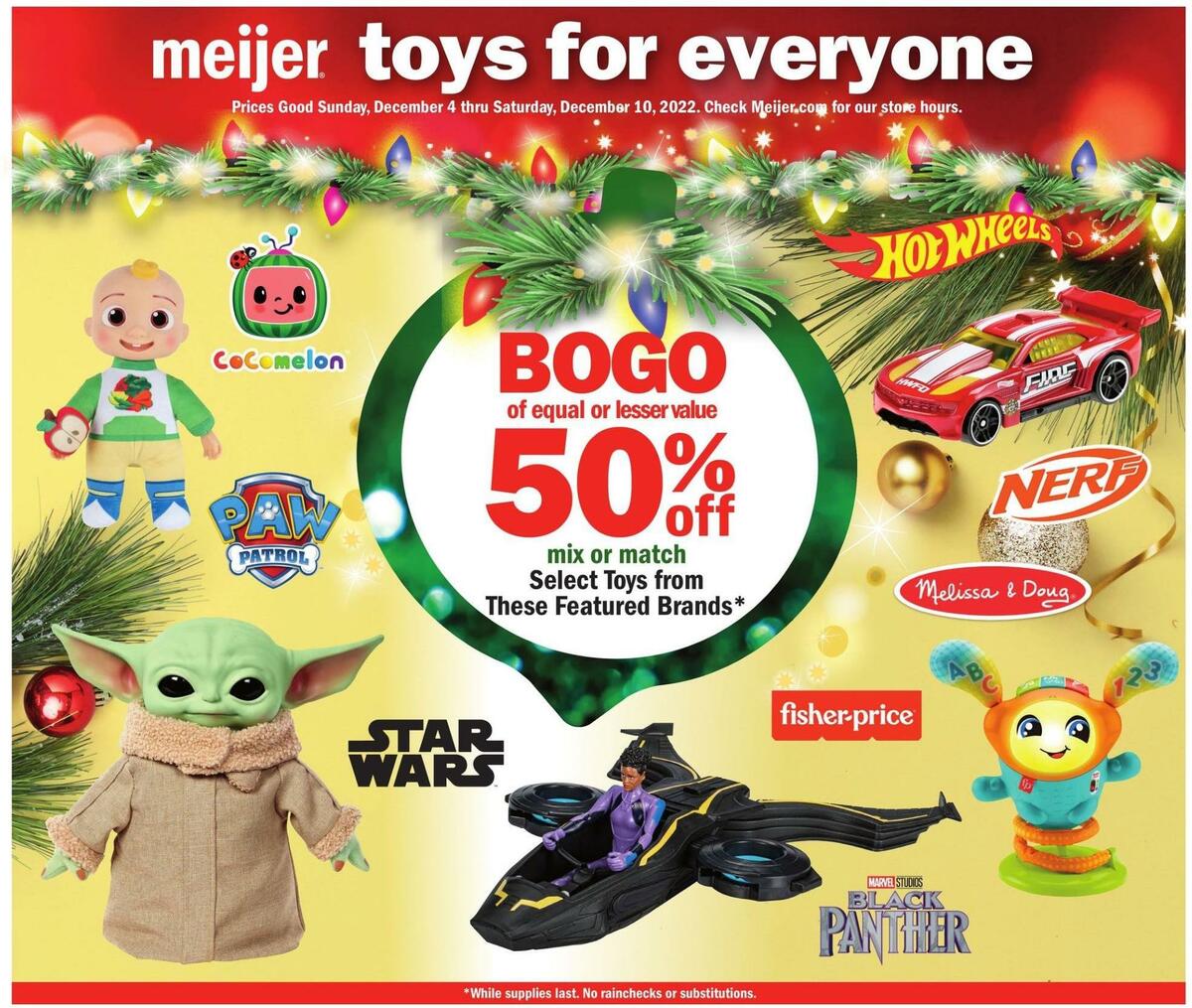 Meijer Holiday Weekly Ad from December 3