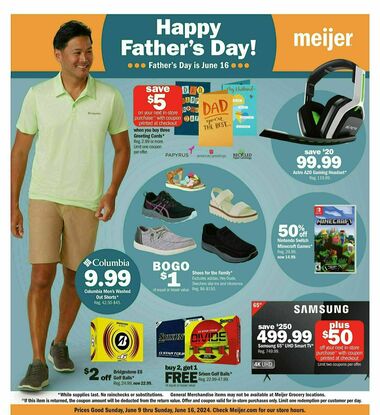 Meijer Father's Day Ad