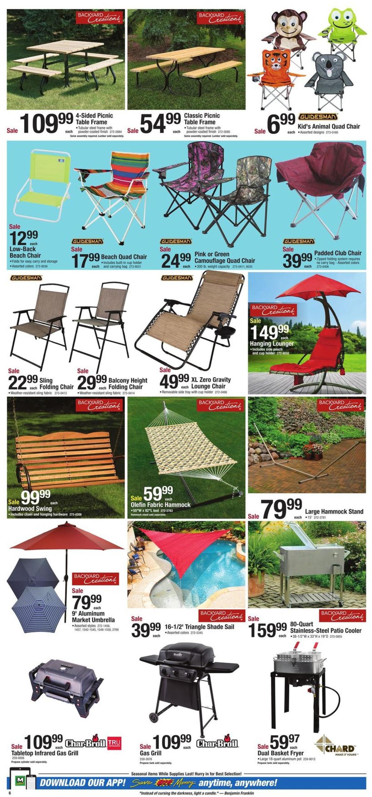 Menards 4th of July Sale Outdoor Gear Weekly Ads & Special Buys from